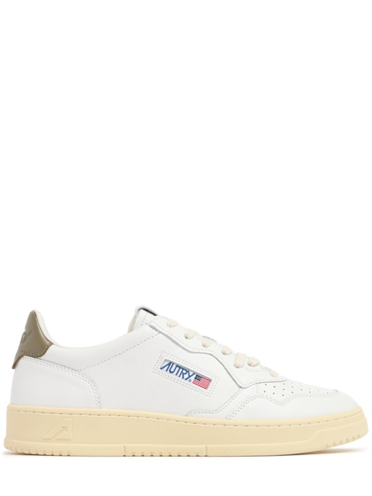Autry: Medalist Low sneakers - White/Grey - men_0 | Luisa Via Roma