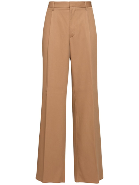Lardini: Miami wool crepe gabardine pants - men_0 | Luisa Via Roma
