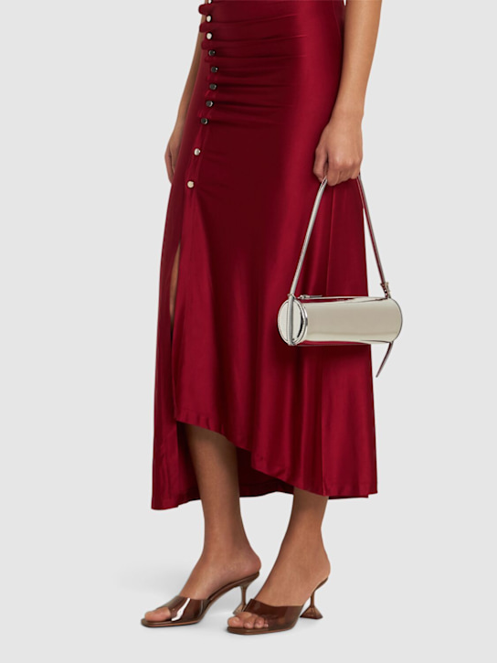 Amina Muaddi: 70mm Lupita Glass PVC mules - women_1 | Luisa Via Roma