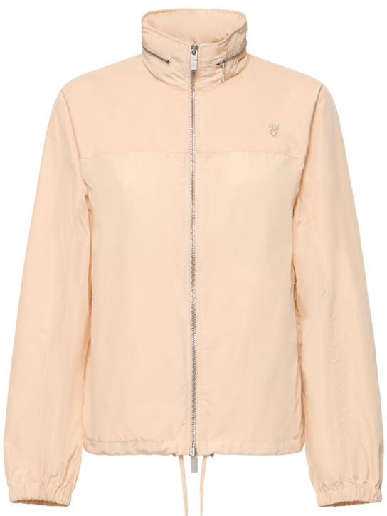 Burberry: Giacca a vento con cappuccio nascosto - women_0 | Luisa Via Roma