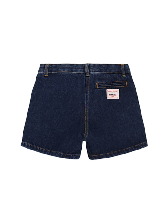 Bonpoint: ストレッチコットンデニムショートパンツ - kids-girls_1 | Luisa Via Roma
