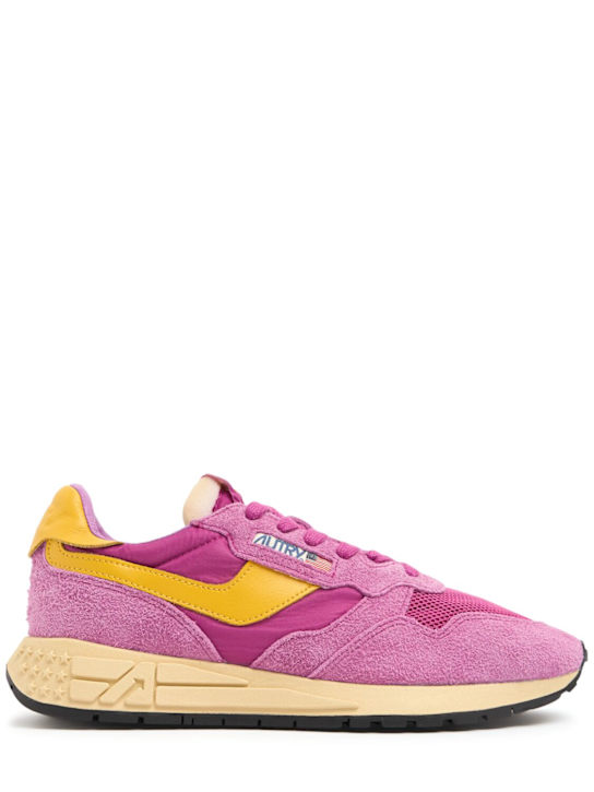 Autry: Reelwind Low sneakers - Rose/Calen - women_0 | Luisa Via Roma