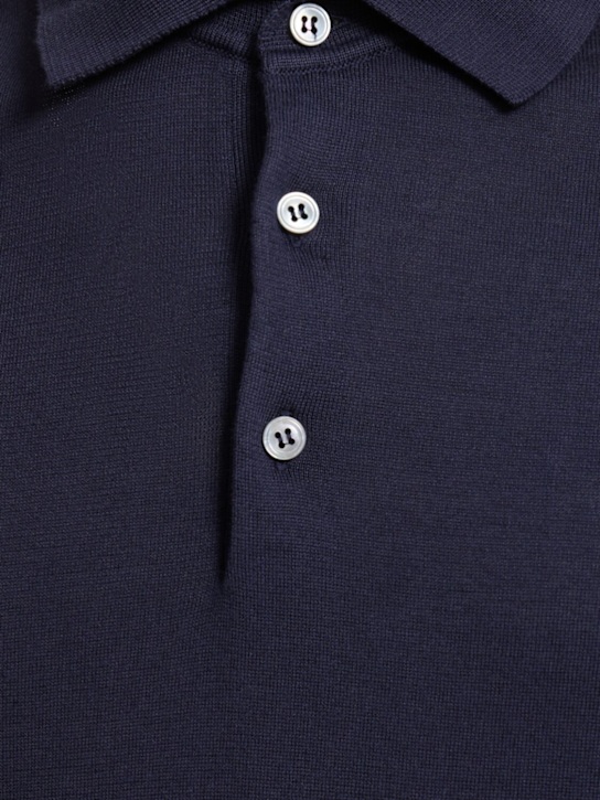 Lardini: Cotton polo - Blue - men_4 | Luisa Via Roma