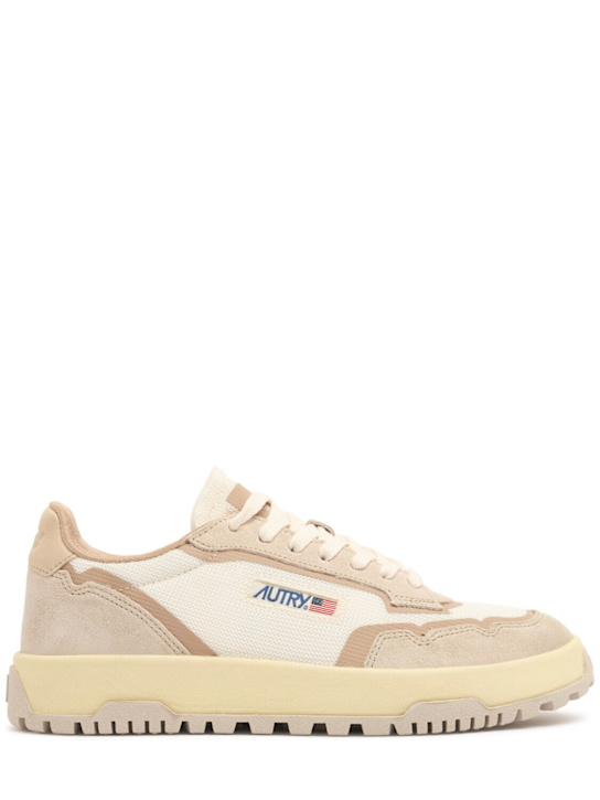 Autry: Wildpace Low sneakers - Brown/White - women_0 | Luisa Via Roma