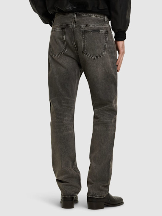 Fear of God ESSENTIALS: Vintage denim 5-pocket jeans - Vintage Black - men_2 | Luisa Via Roma