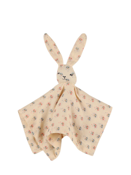 Konges Sløjd: Peluche Bunny in cotone - Beige - kids-girls_0 | Luisa Via Roma