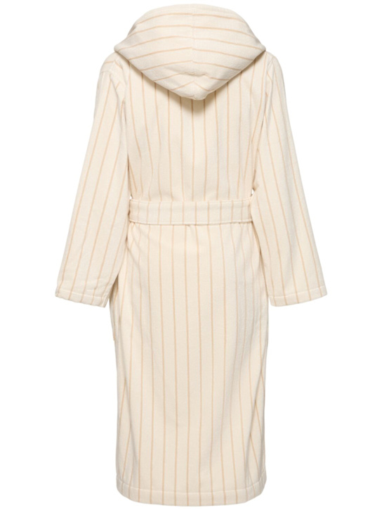 Tekla: Accappatoio Sienna Stripes - Beige - ecraft_3 | Luisa Via Roma