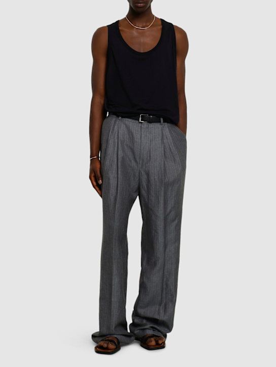 Dries Van Noten: Hudy loose fit tank top - men_1 | Luisa Via Roma