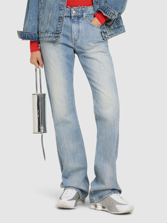 Nike: Sneakers Shox R4 - White/White-met - women_1 | Luisa Via Roma