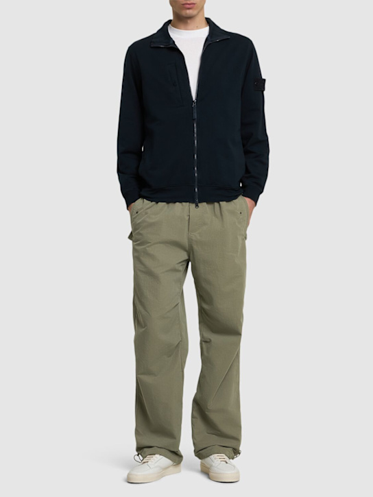Stone Island: Ghost zip cardigan - men_1 | Luisa Via Roma