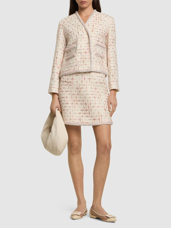 Bouclé lurex jacket - Thumbnail 2