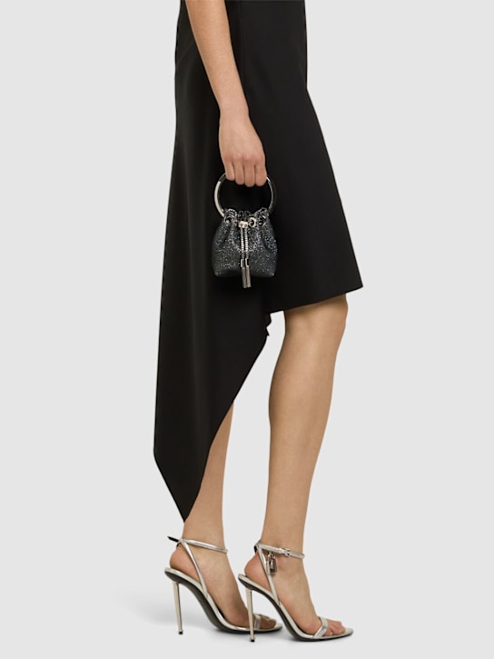Jimmy Choo: Micro Bon Bon embellished top handle bag - women_1 | Luisa Via Roma