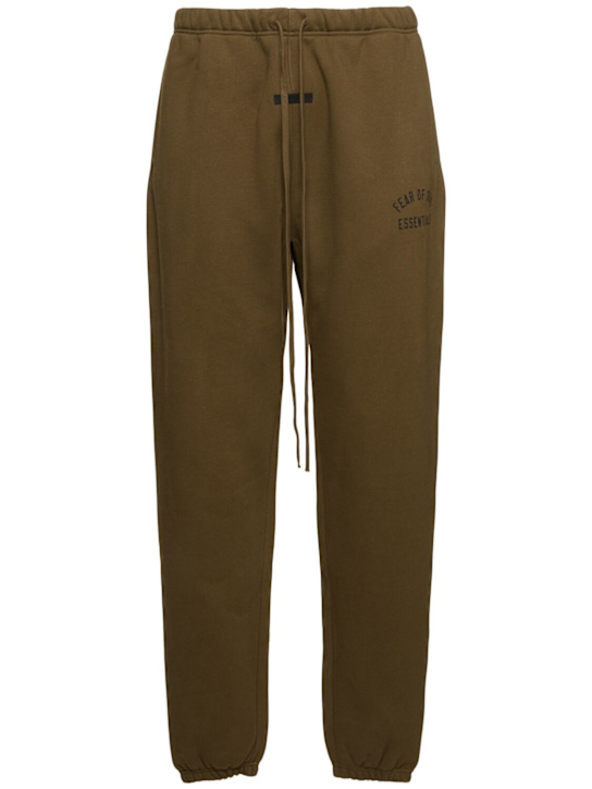 Fear of God ESSENTIALS: Essential cotton blend sweatpants - men_0 | Luisa Via Roma