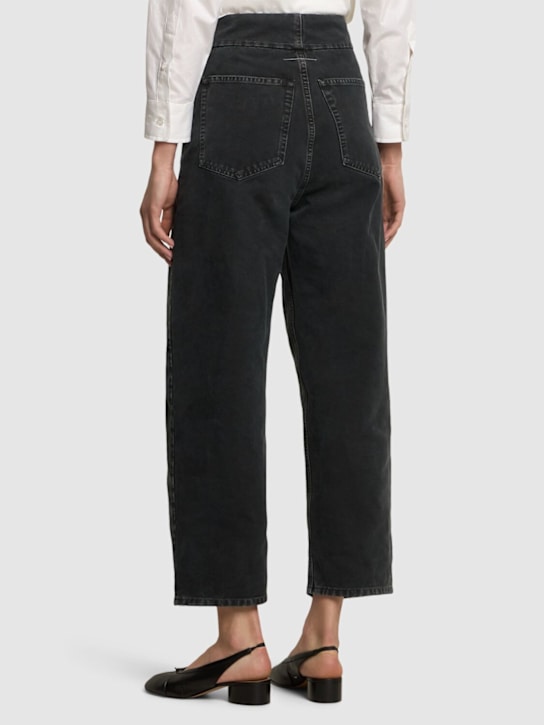 High rise straight jeans - MM6 Maison Margiela - Women  | Luisaviaroma