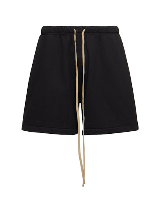 Fear of God ESSENTIALS: Heavy cotton soccer shorts - men_0 | Luisa Via Roma