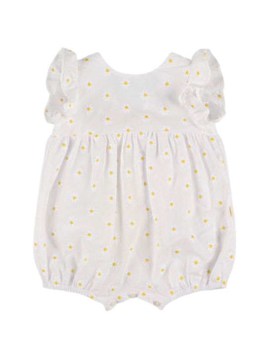 Il Gufo: Tutina Daisy in cotone con ricami - kids-girls_0 | Luisa Via Roma