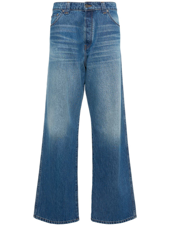 Khaite: Winslow mid rise denim baggy jeans - Blue - women_0 | Luisa Via Roma