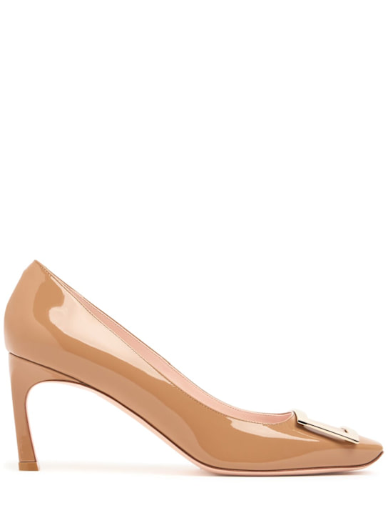 Roger Vivier: 70mm Trompette patent leather pumps - women_0 | Luisa Via Roma