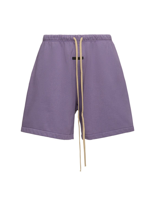 Fear of God ESSENTIALS: Heavy cotton soccer shorts - men_0 | Luisa Via Roma