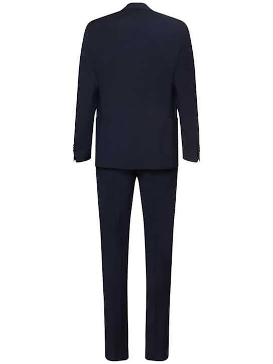 Lardini: Wool blend suit - Blue - men_4 | Luisa Via Roma