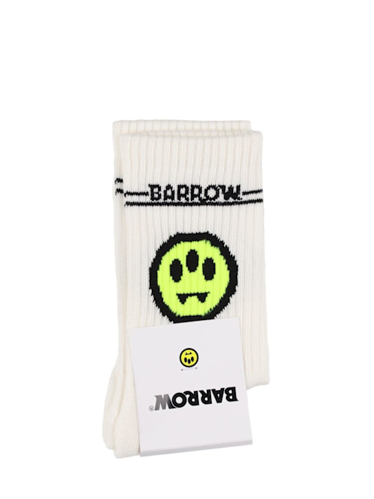 Barrow: Cotton blend socks w/logo - kids-boys_0 | Luisa Via Roma