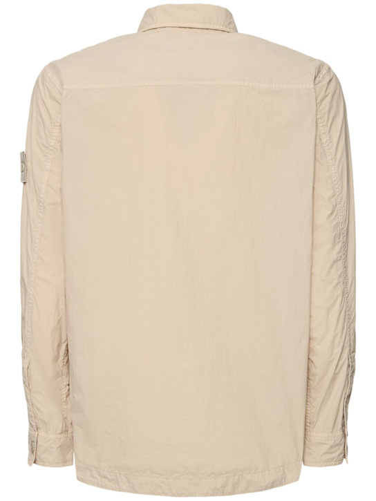 Stone Island: Ghost shirt - Beige - men_3 | Luisa Via Roma