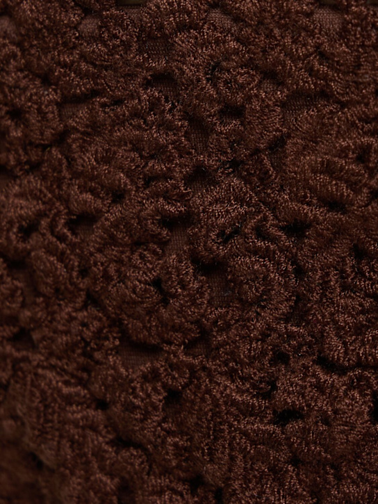 Ermanno Scervino: Crocheted bikini bottom - Brown - women_3 | Luisa Via Roma