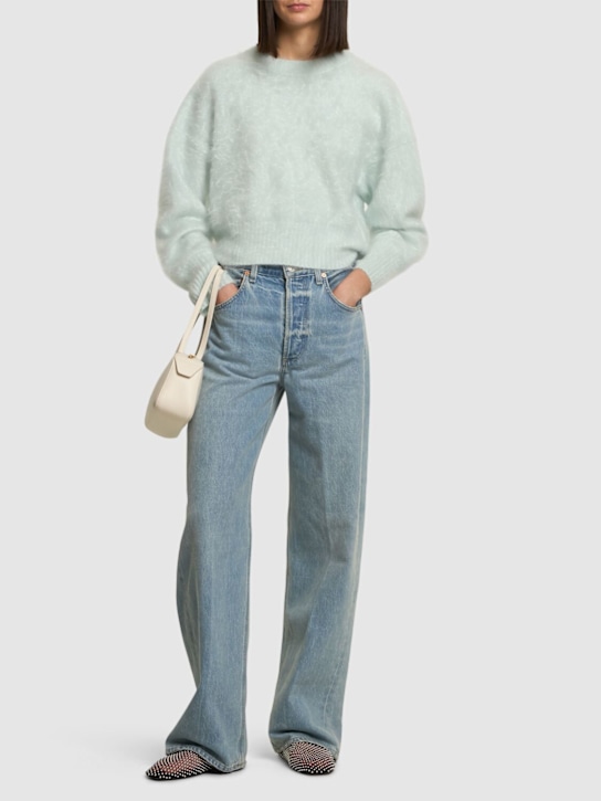 Galvan: Loom cashmere blend knit sweater - women_1 | Luisa Via Roma