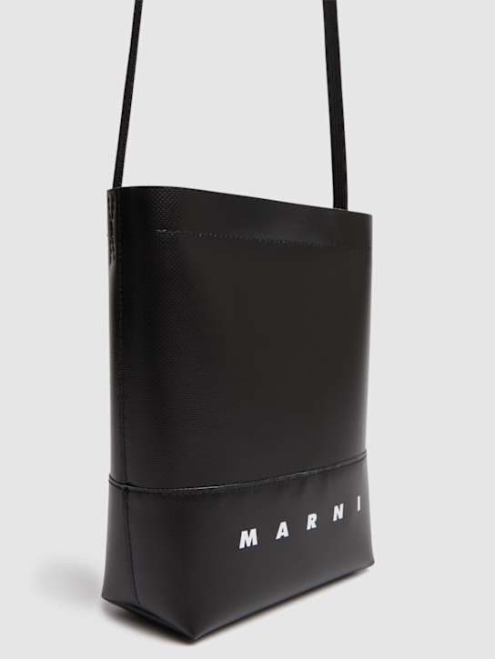 Marni: Logo TPU crossbody bag - men_1 | Luisa Via Roma