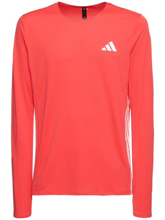 adidas Originals: Camiseta con manga larga - Semi Lucid Red - men_0 | Luisa Via Roma