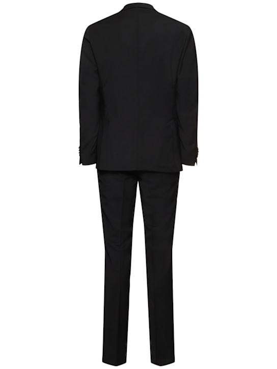 Lardini: Wool blend suit - Black - men_4 | Luisa Via Roma