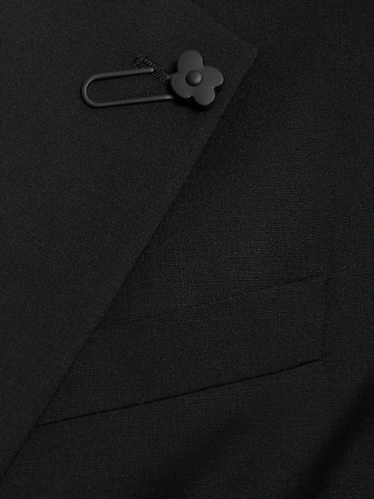 Lardini: Wool blend suit - Black - men_5 | Luisa Via Roma