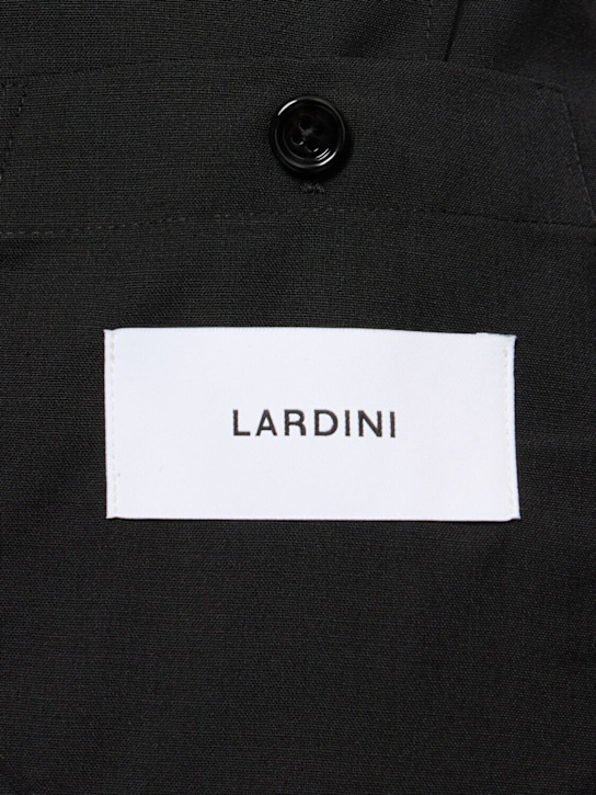 Lardini: Wool blend suit - Black - men_6 | Luisa Via Roma