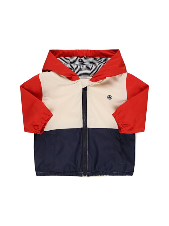Petit Bateau: Color block windbreaker - kids-boys_0 | Luisa Via Roma