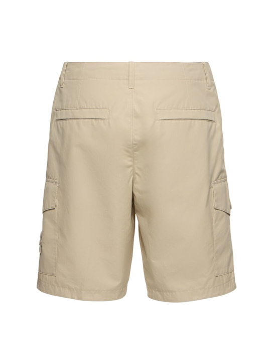 Stone Island: Ghost regular Bermuda shorts - Beige - men_3 | Luisa Via Roma