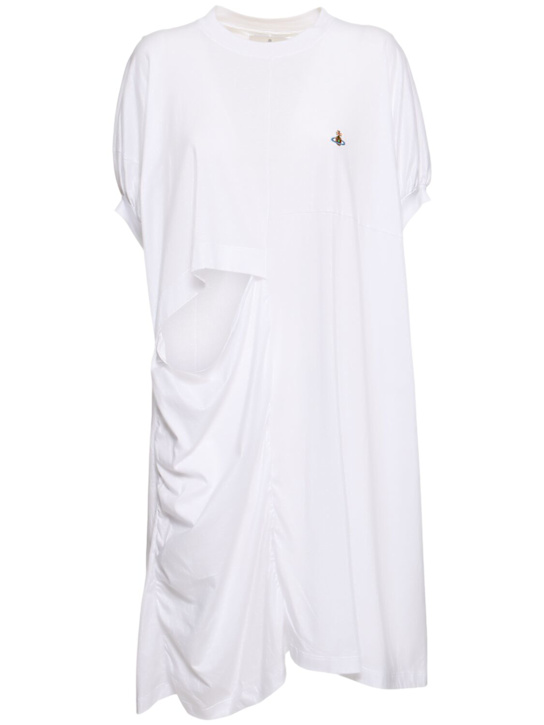 Vivienne Westwood: Dolly distressed cutout t-shirt dress - women_0 | Luisa Via Roma