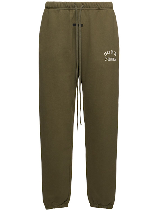 Fear of God ESSENTIALS: Essential cotton blend sweatpants - men_0 | Luisa Via Roma