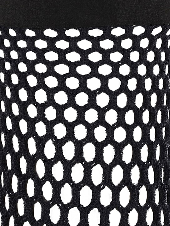 Wardrobe.nyc: RHW web stockings - Black - women_0 | Luisa Via Roma