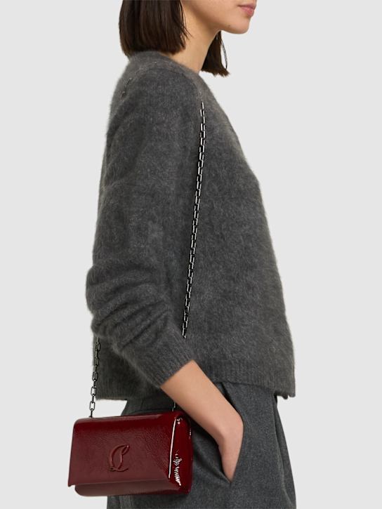 Christian Louboutin: Loubi54 soft patent pouch - women_1 | Luisa Via Roma