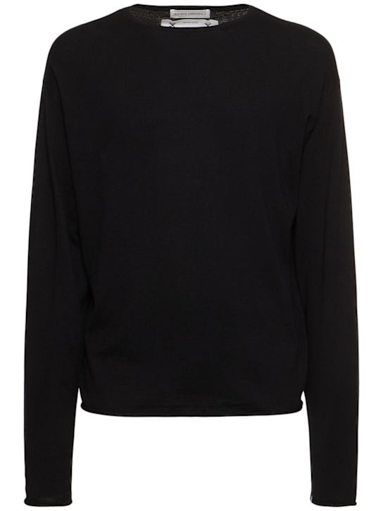 Extreme Cashmere: Langarmshirt aus Baumwolle & Kaschmir „N347 Aries“ - men_0 | Luisa Via Roma