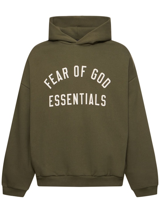 Fear of God ESSENTIALS: Cotton blend hoodie - men_0 | Luisa Via Roma