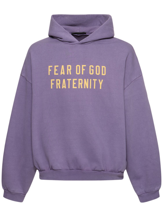 Fear of God ESSENTIALS: Heavy cotton hoodie - men_0 | Luisa Via Roma