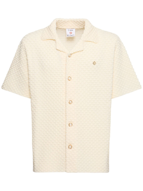 Casablanca: Summer cotton blend shirt - men_0 | Luisa Via Roma