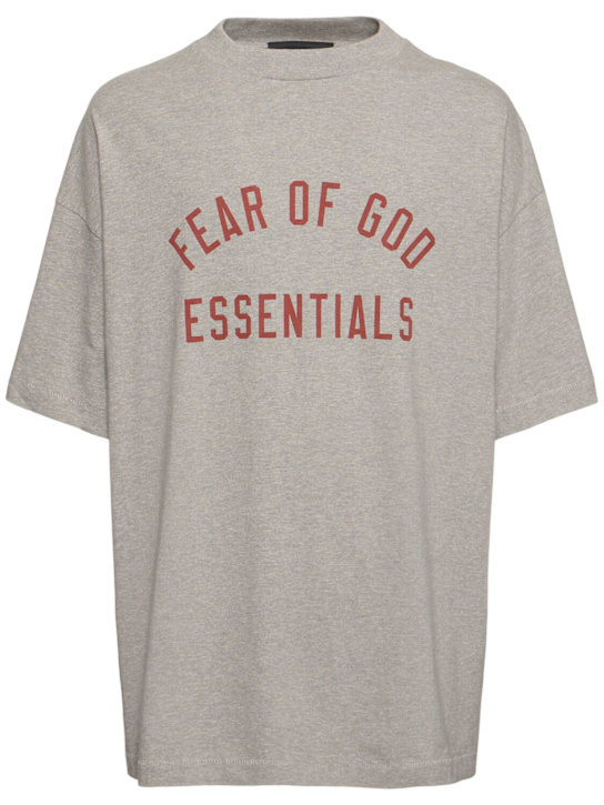 Fear of God ESSENTIALS: Jersey crewneck t-shirt - men_0 | Luisa Via Roma
