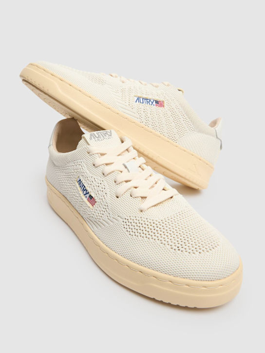 Autry: Easeknit Low sneakers - Ivory - men_2 | Luisa Via Roma