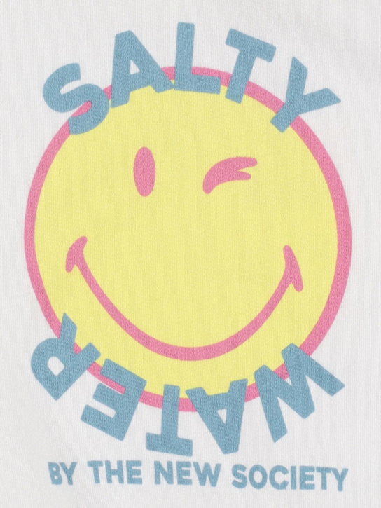 The New Society: コットンブレンドスウェットシャツ - ホワイト - kids-boys_1 | Luisa Via Roma