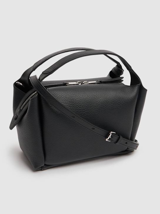 Tod's: Mini Bauletto leather top handle bag - women_5 | Luisa Via Roma