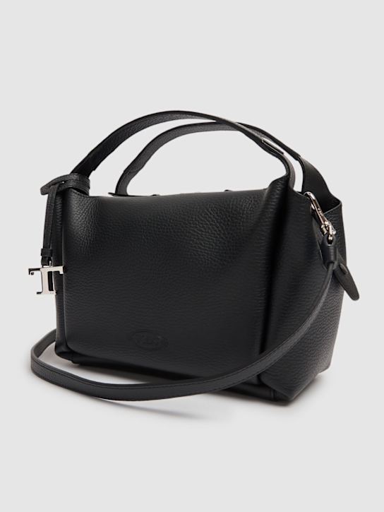 Tod's: Mini Bauletto leather top handle bag - women_3 | Luisa Via Roma