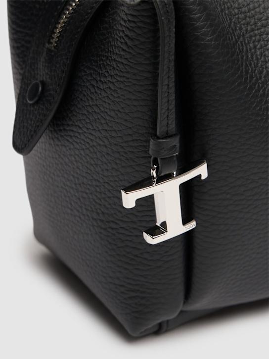 Tod's: Mini Bauletto leather top handle bag - women_4 | Luisa Via Roma