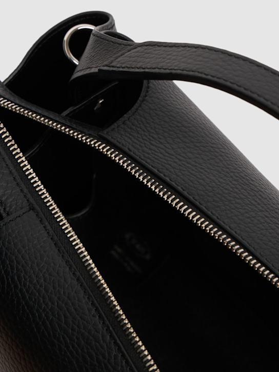 Tod's: Mini Bauletto leather top handle bag - women_6 | Luisa Via Roma